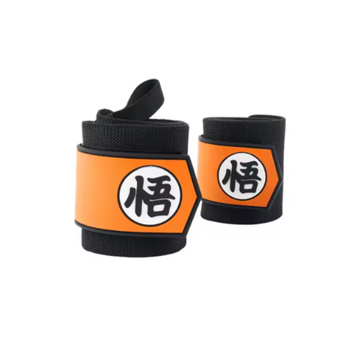 Muñequeras de Entrenamiento Estilo Anime con Velcro Ajustable y Soporte de Muñeca Reforzado para Gimnasio